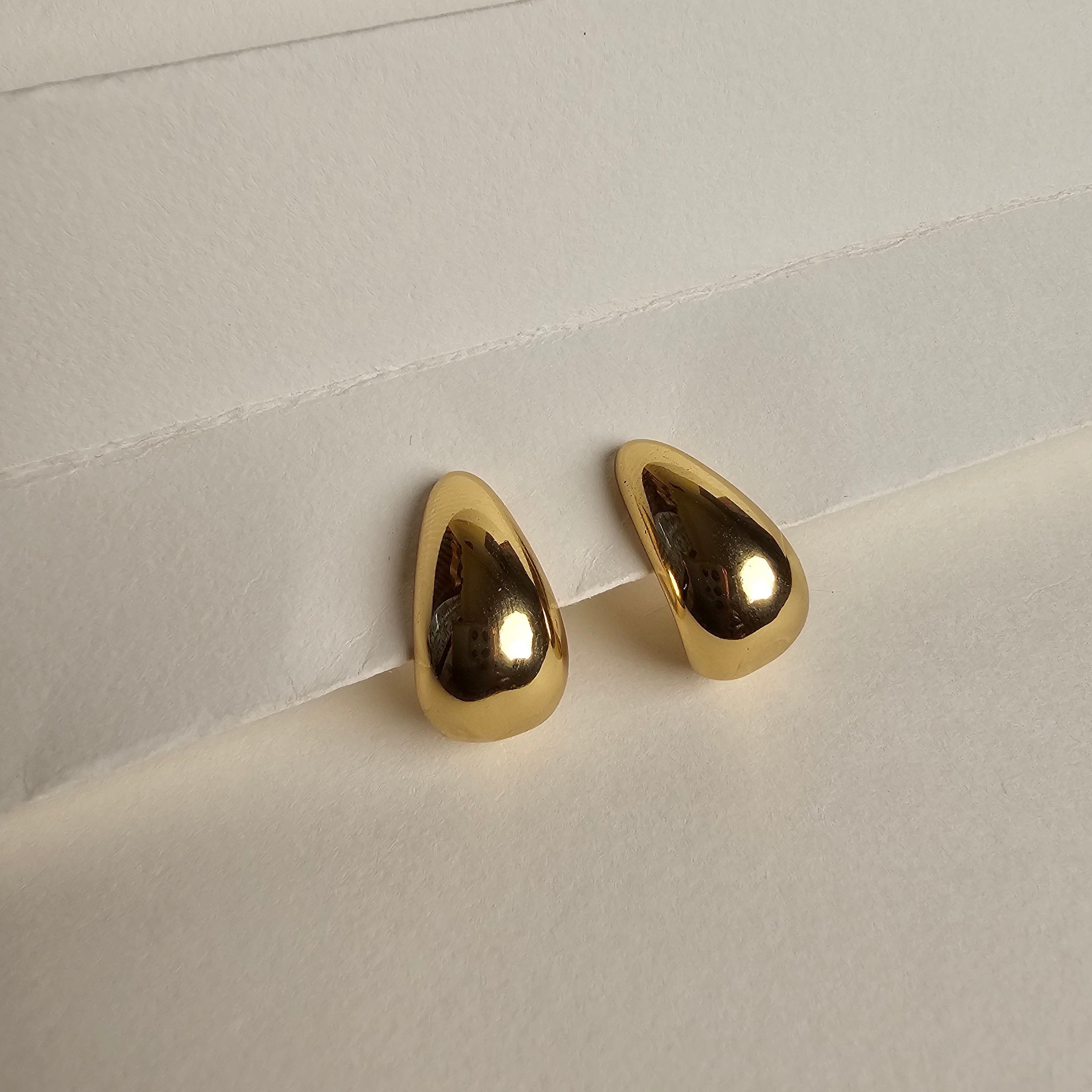 BV Earrings - Gold Tone