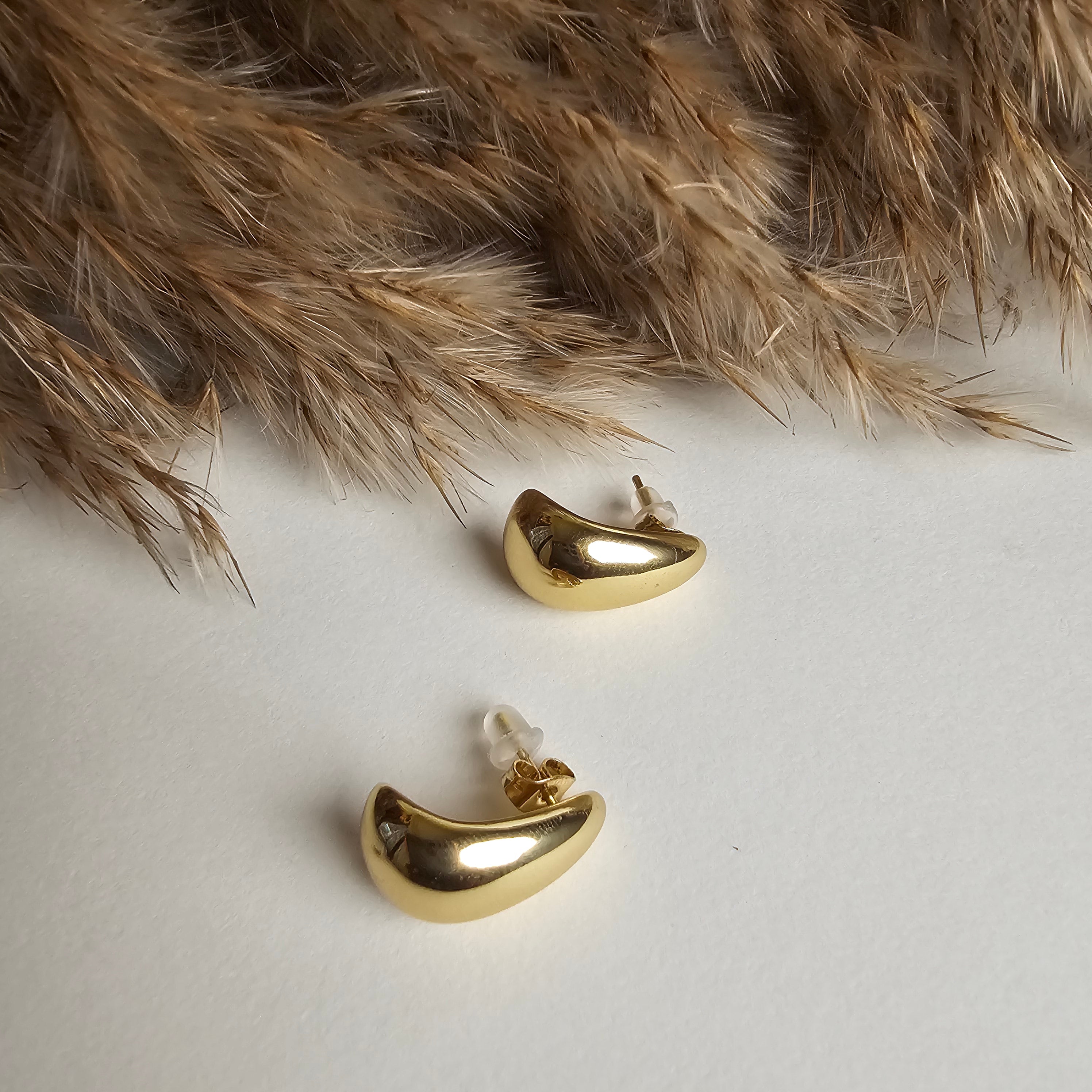 BV Earrings - Gold Tone