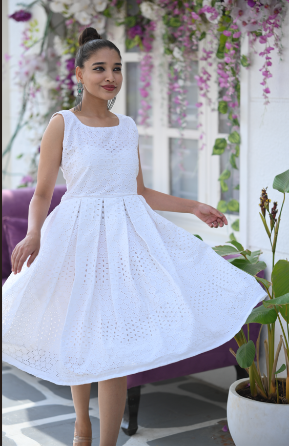 Petrichor - White Hakoba Dress