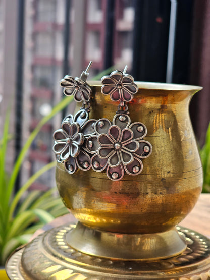 Dalia 925 silver Statement earrings