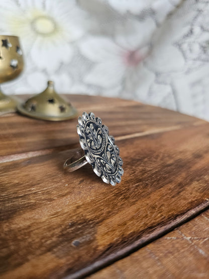 Lavanya 925 Silver adjustable ring