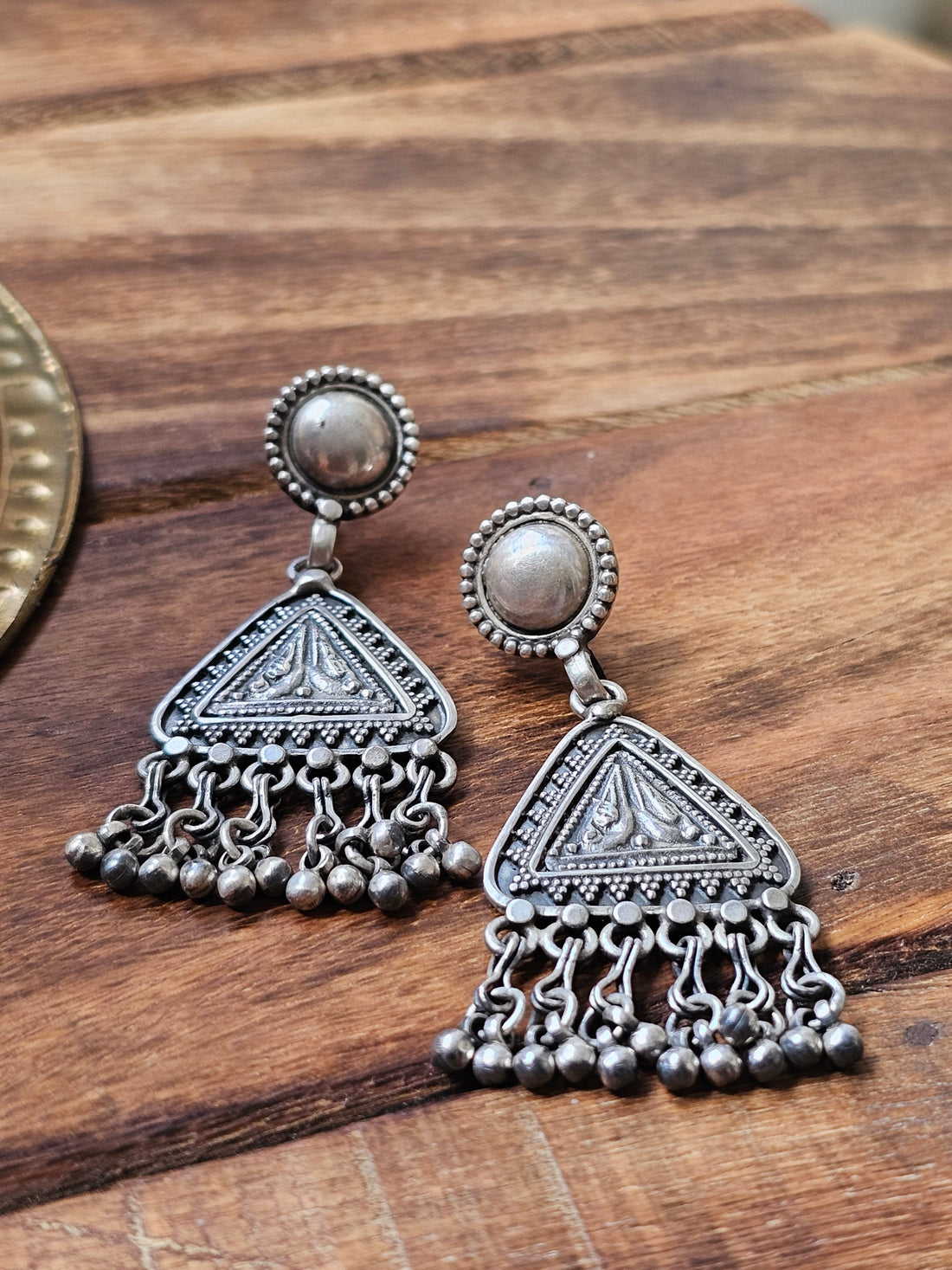 Thogai 925 silver earrings