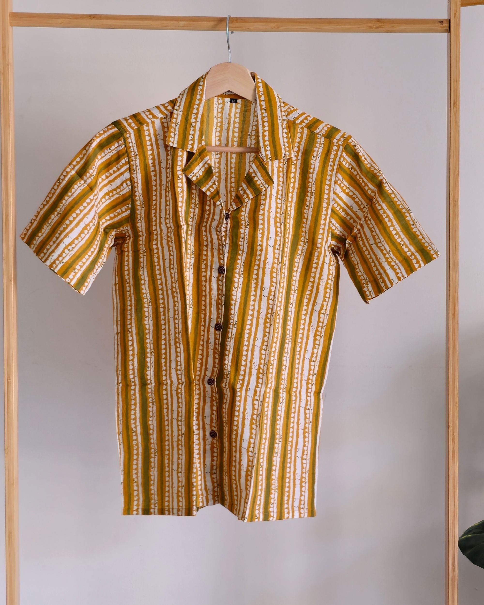Mustard Striped Shirt